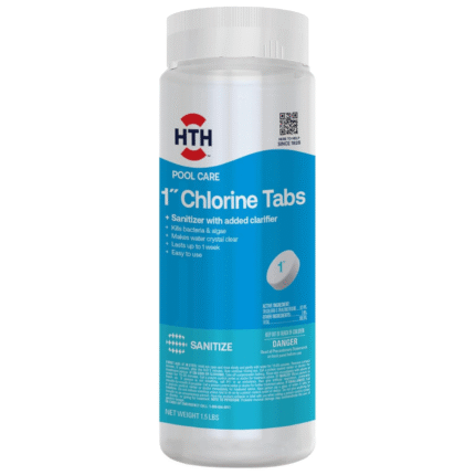 HTH 42049 Pool Care 1" Chlorine Tabs